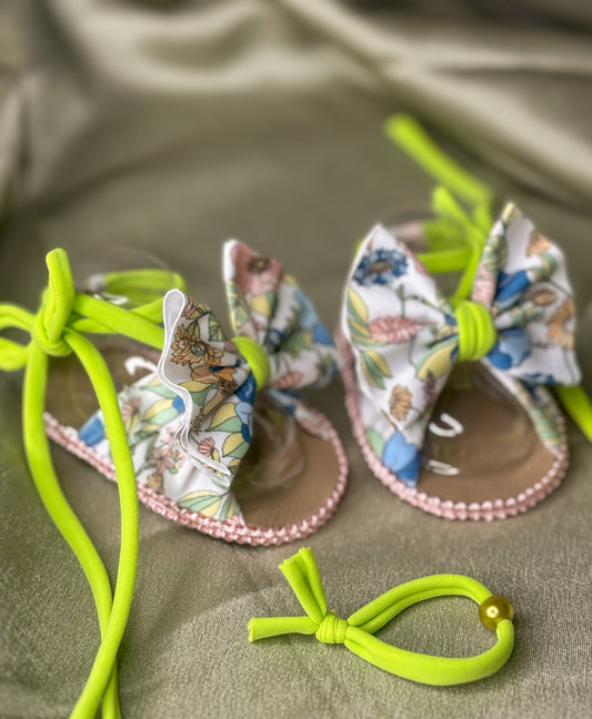 Basic Bow Sandals Set